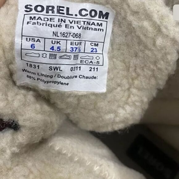 Sorel Waterproof Tivoli Black Womens Winter Boots NL1631-639 Size US 6 - Picture 5 of 5